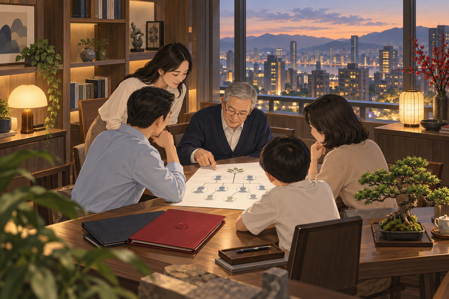 稅務規劃與財富傳承示意圖