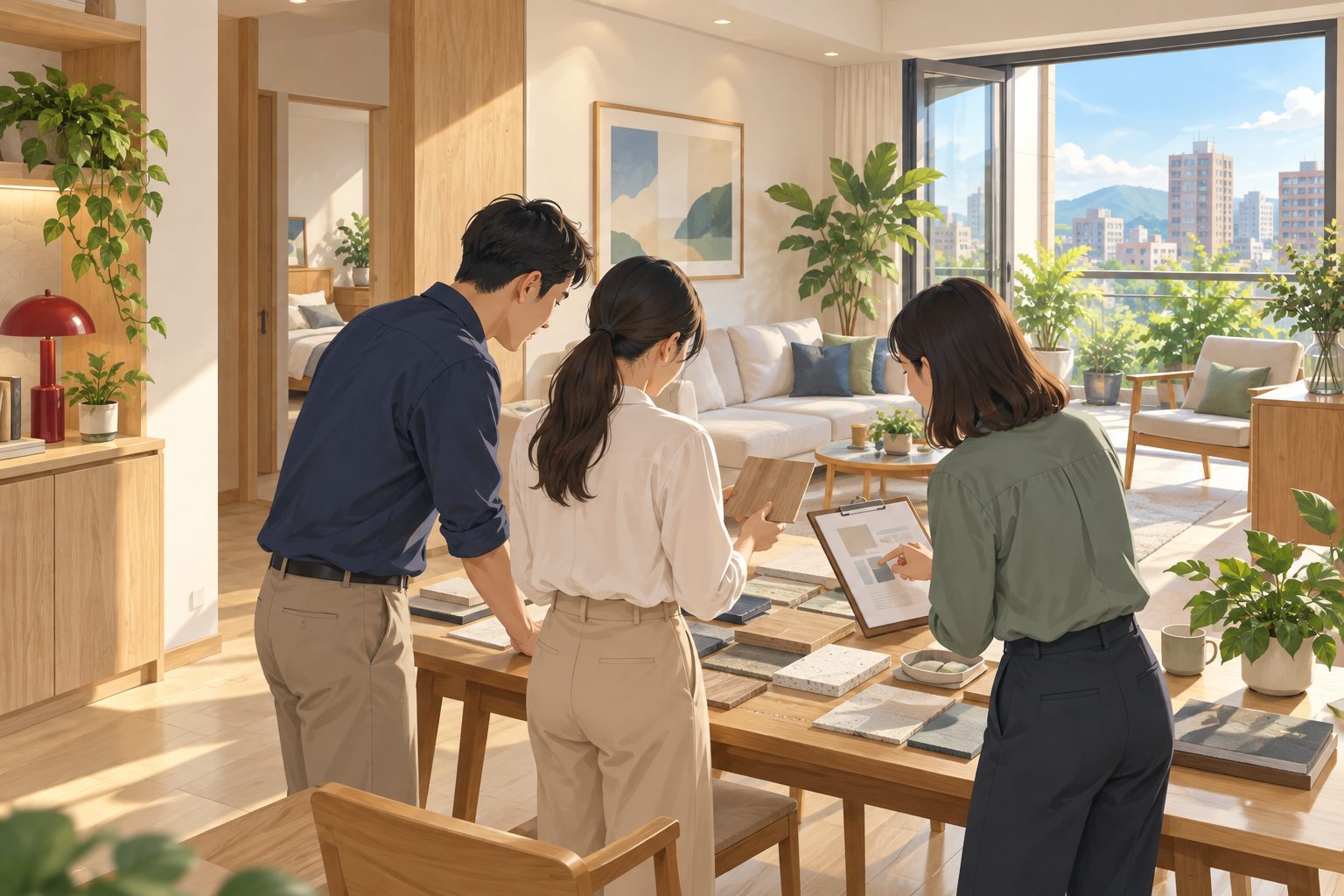 綠裝修認證服務示意圖