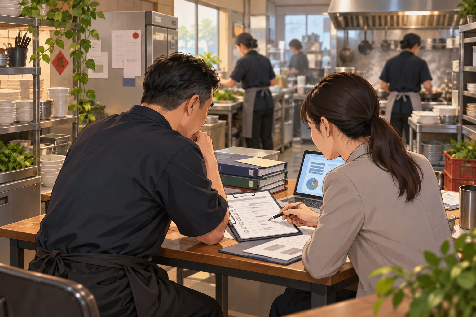 企業勞資健檢示意圖