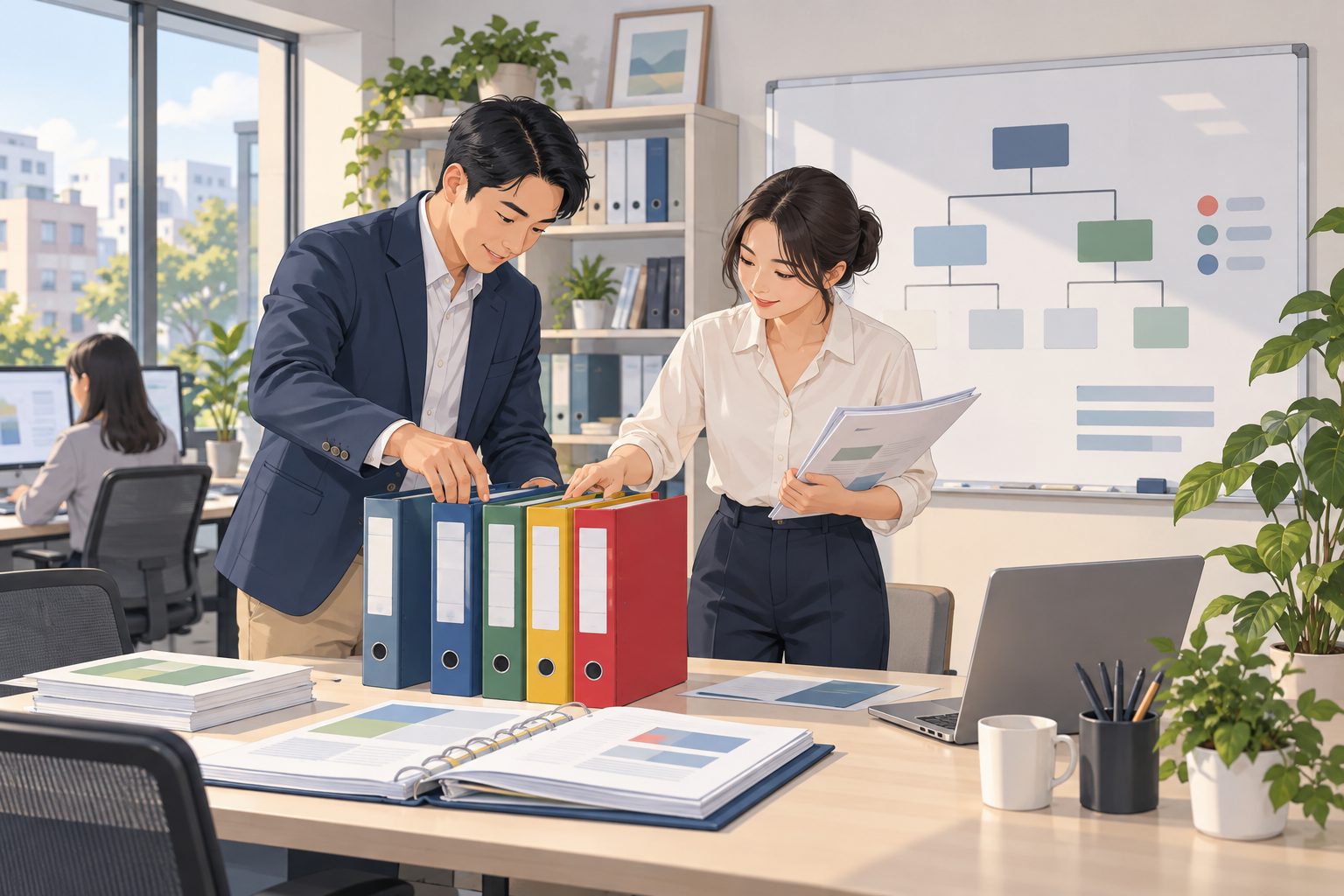 常年勞資顧問（外包人資部）示意圖