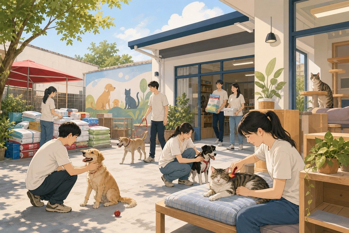 企業 CSR 公益合作示意圖