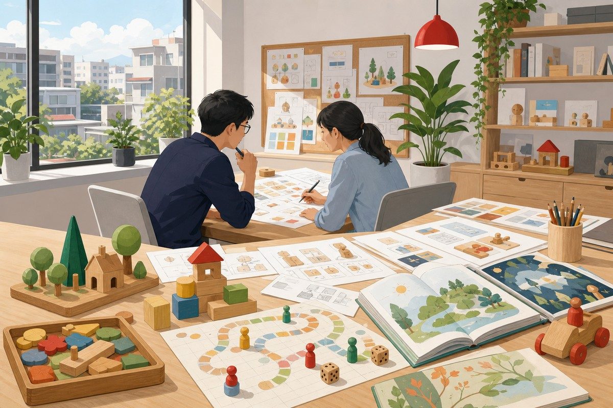教具、出版與母嬰品牌顧問示意圖