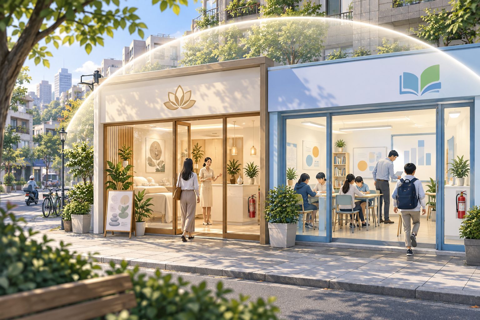 公共意外責任險與商業火險示意圖