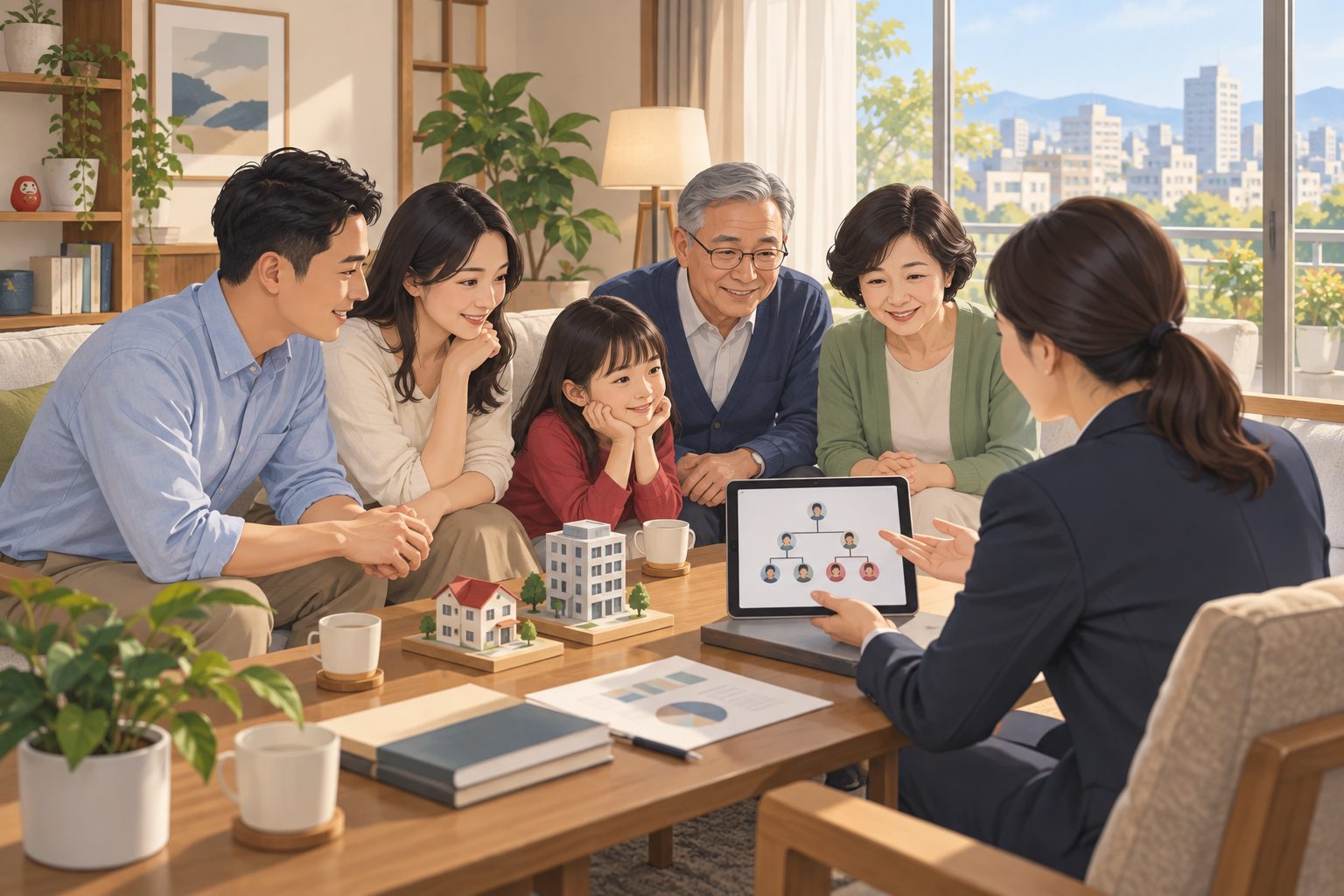 稅務諮詢與家族傳承規劃示意圖