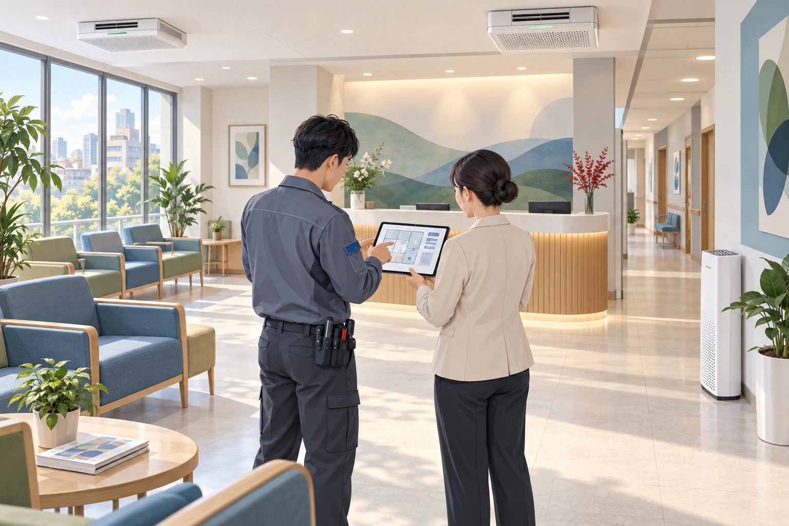 空氣淨化系統規劃整合示意圖
