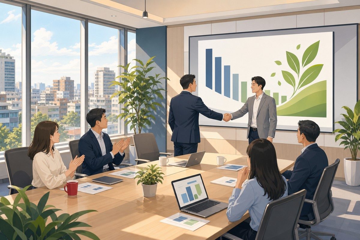 零前期建置的節能績效方案示意圖