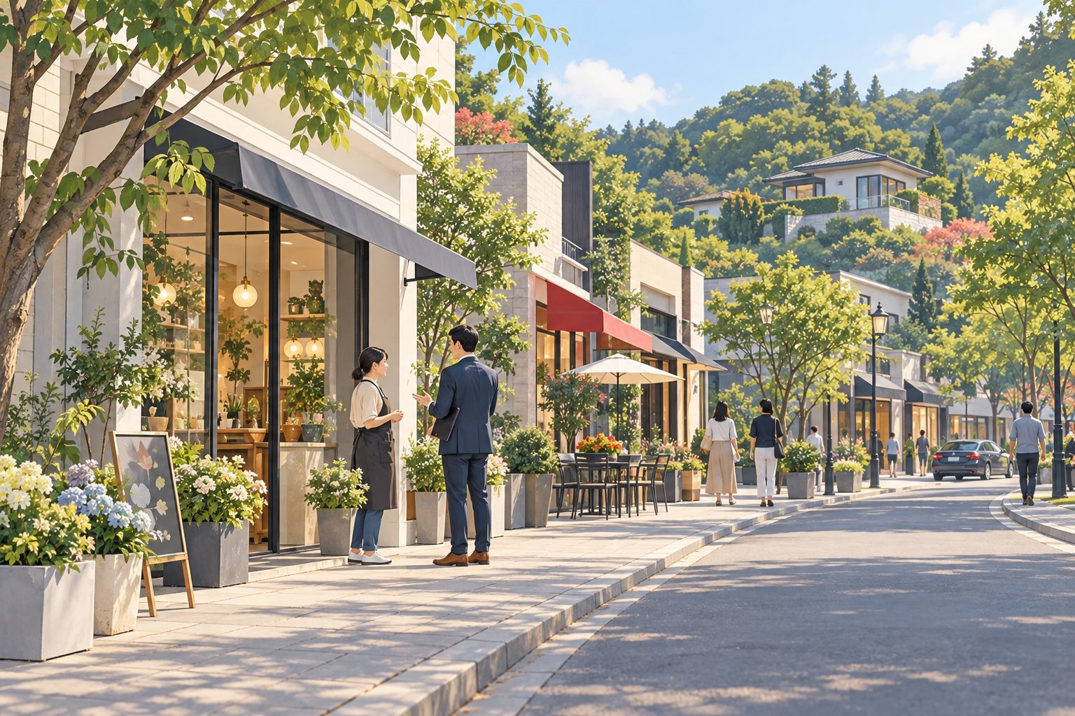 店面與別墅、透天物件示意圖