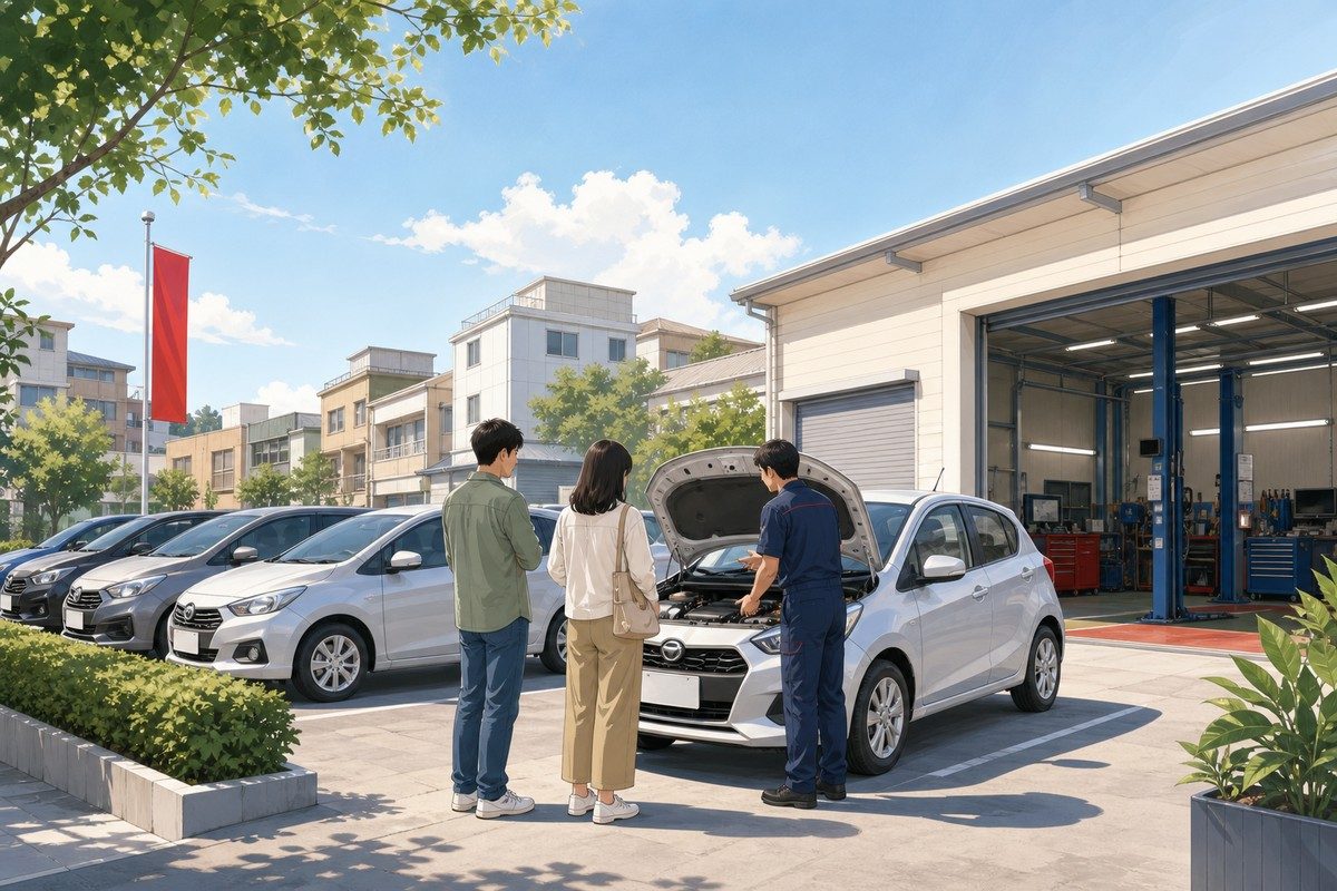 中古車與外匯車買賣示意圖